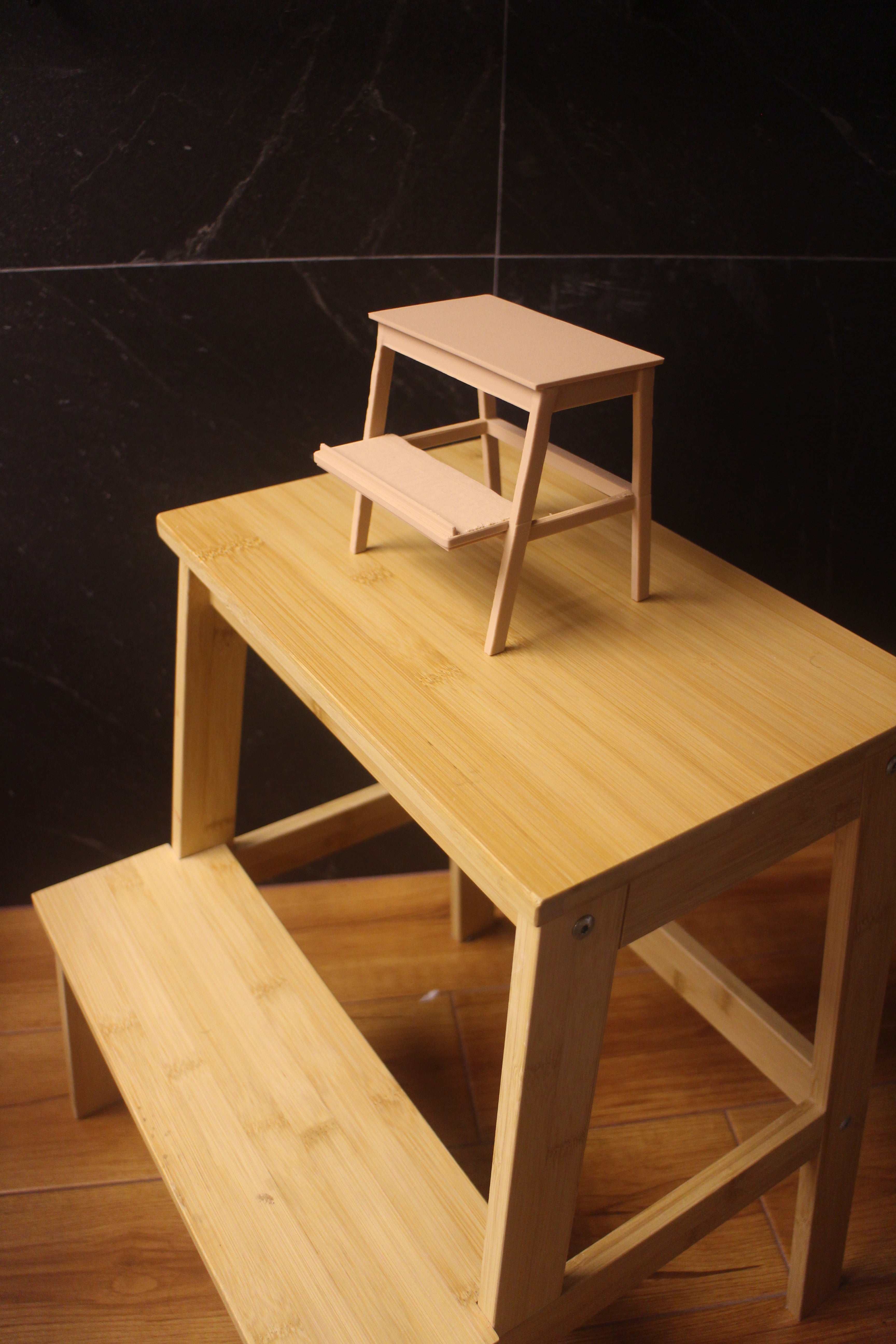 Mini Ikea Step Stool Phone Stand