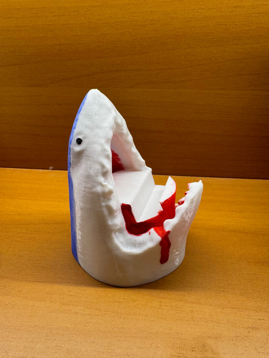 🦈 Shark Phone Stand – 3D Printed Bite-Sized Support
